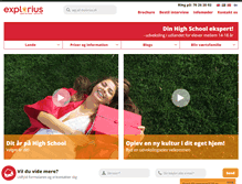 Tablet Screenshot of explorius.dk