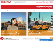 Tablet Screenshot of explorius.no